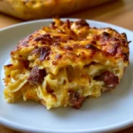 Cheddar Beef Noodle Bake