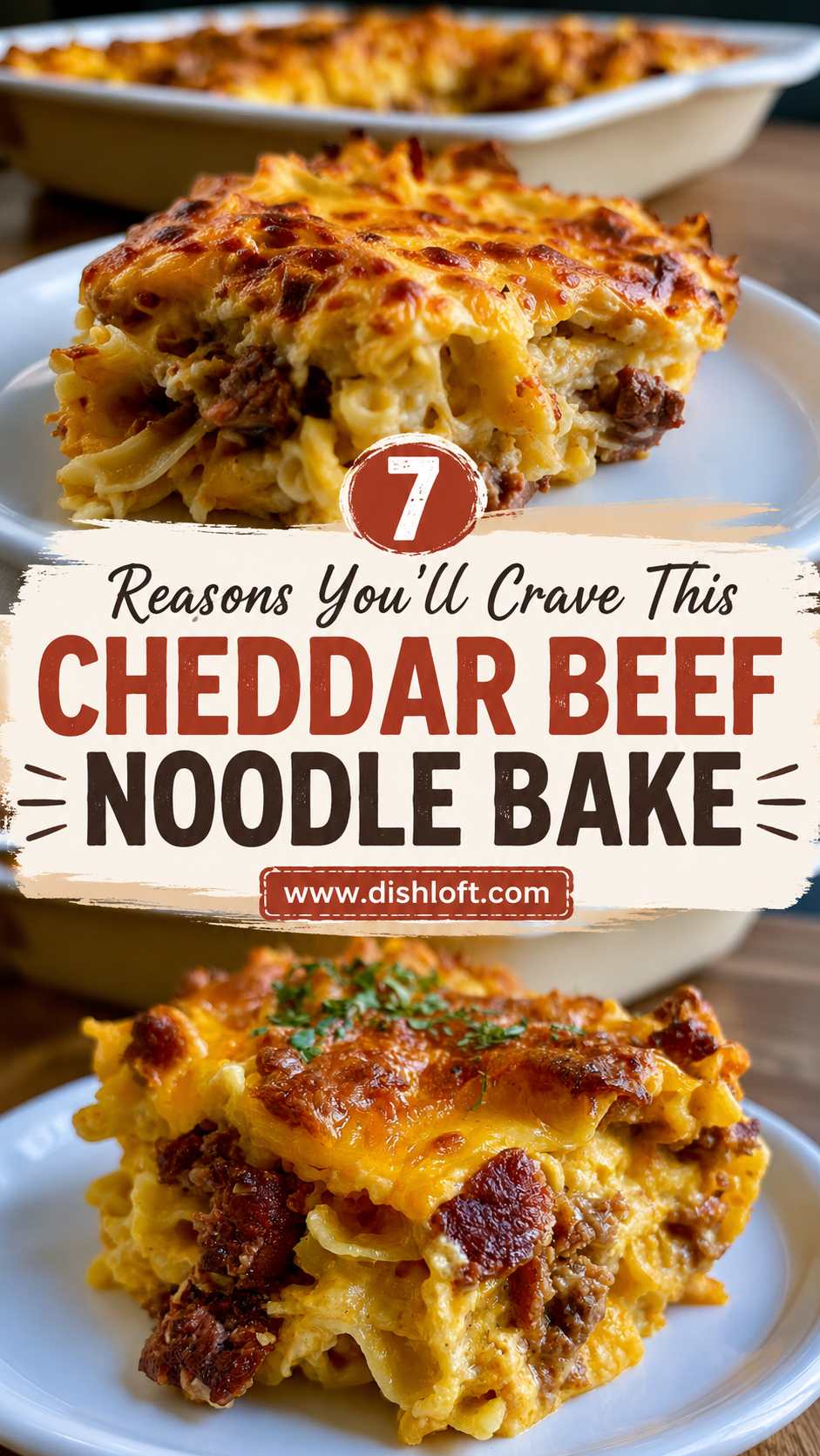 Cheddar Beef Noodle Bake