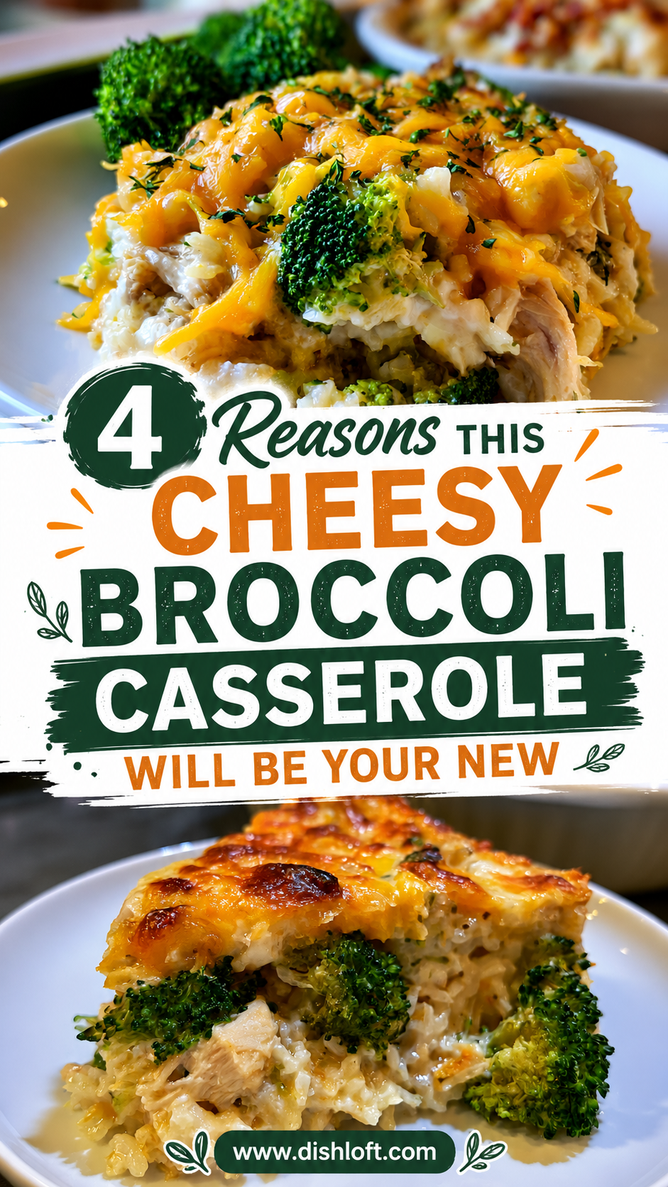 Cheesy Broccoli Chicken and Rice Casserole