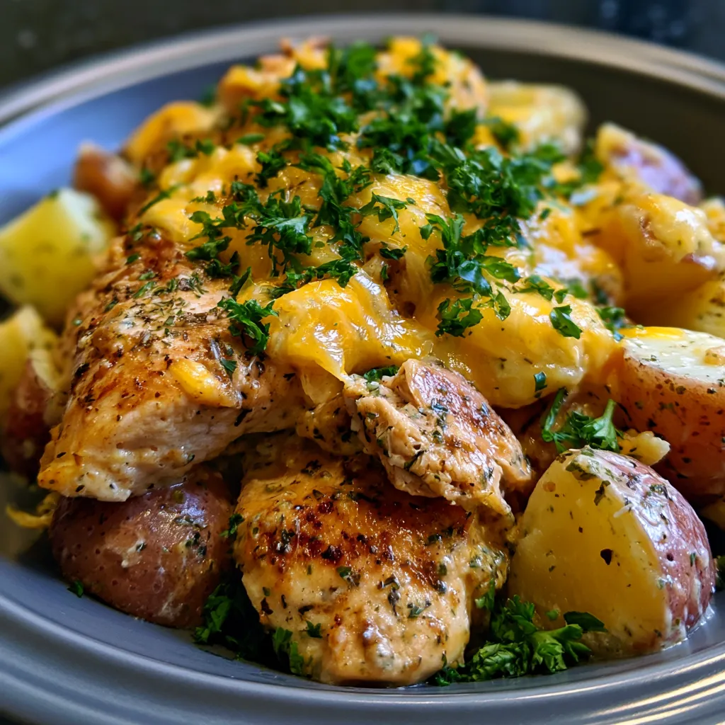 Cheesy Ranch Chicken & Potatoes