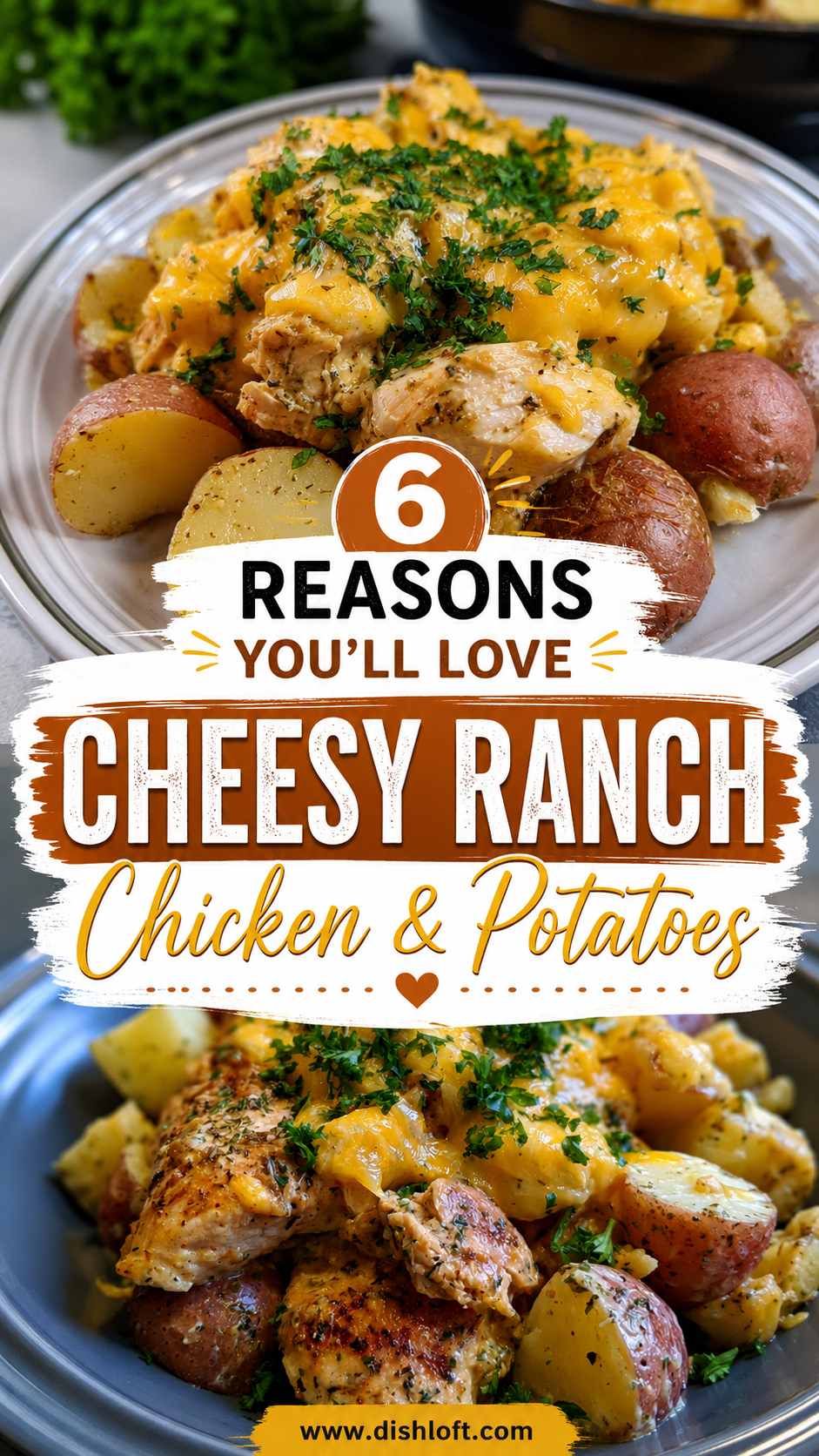 Cheesy Ranch Chicken & Potatoes