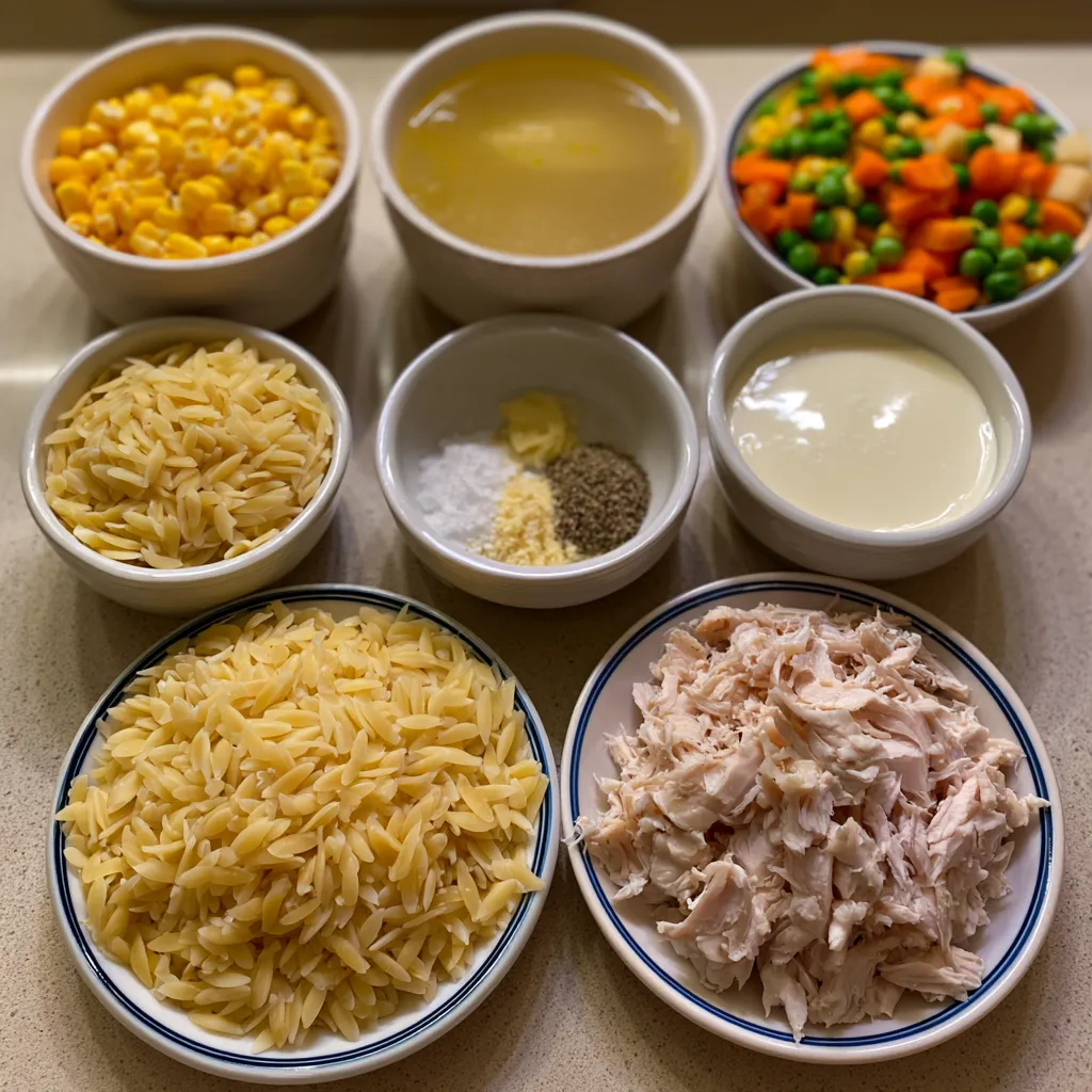 Chicken Pot Pie Orzo