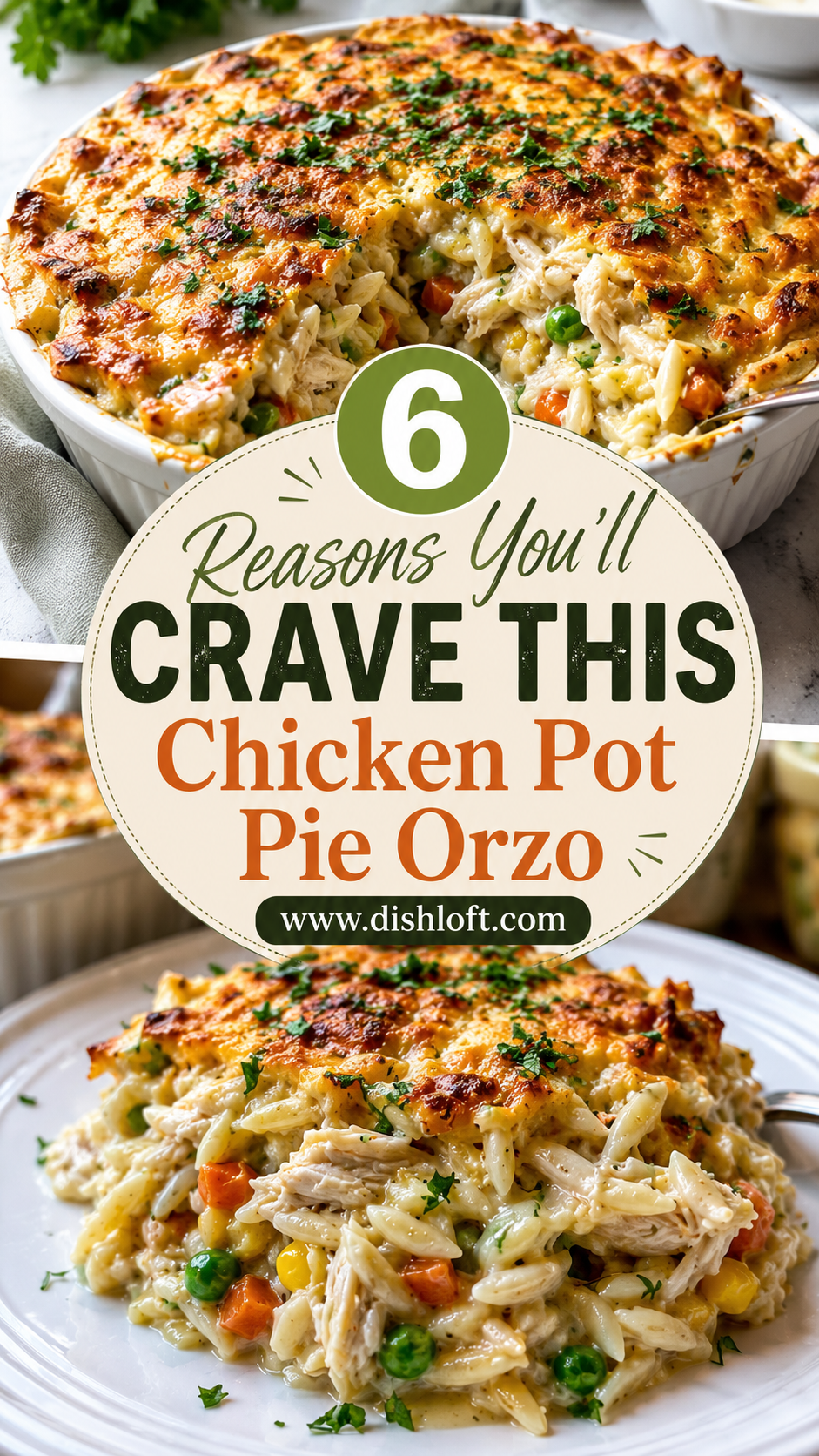 Chicken Pot Pie Orzo