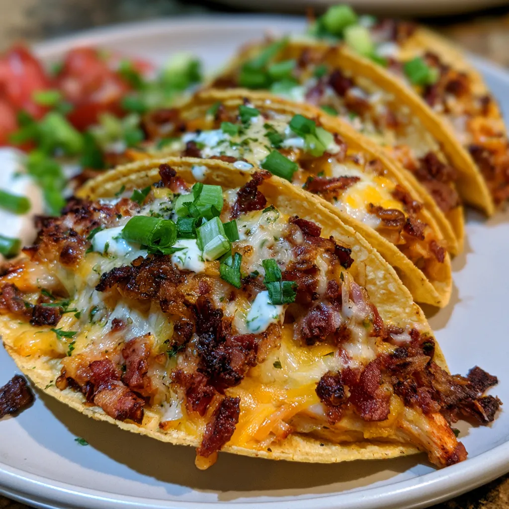 Chicken Smoked Beef Ranch Tacos