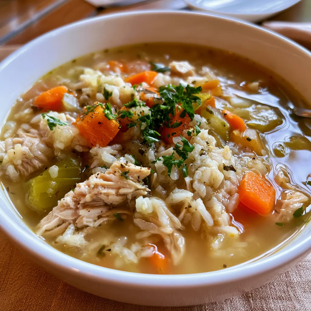 Chicken and Rice Soup
