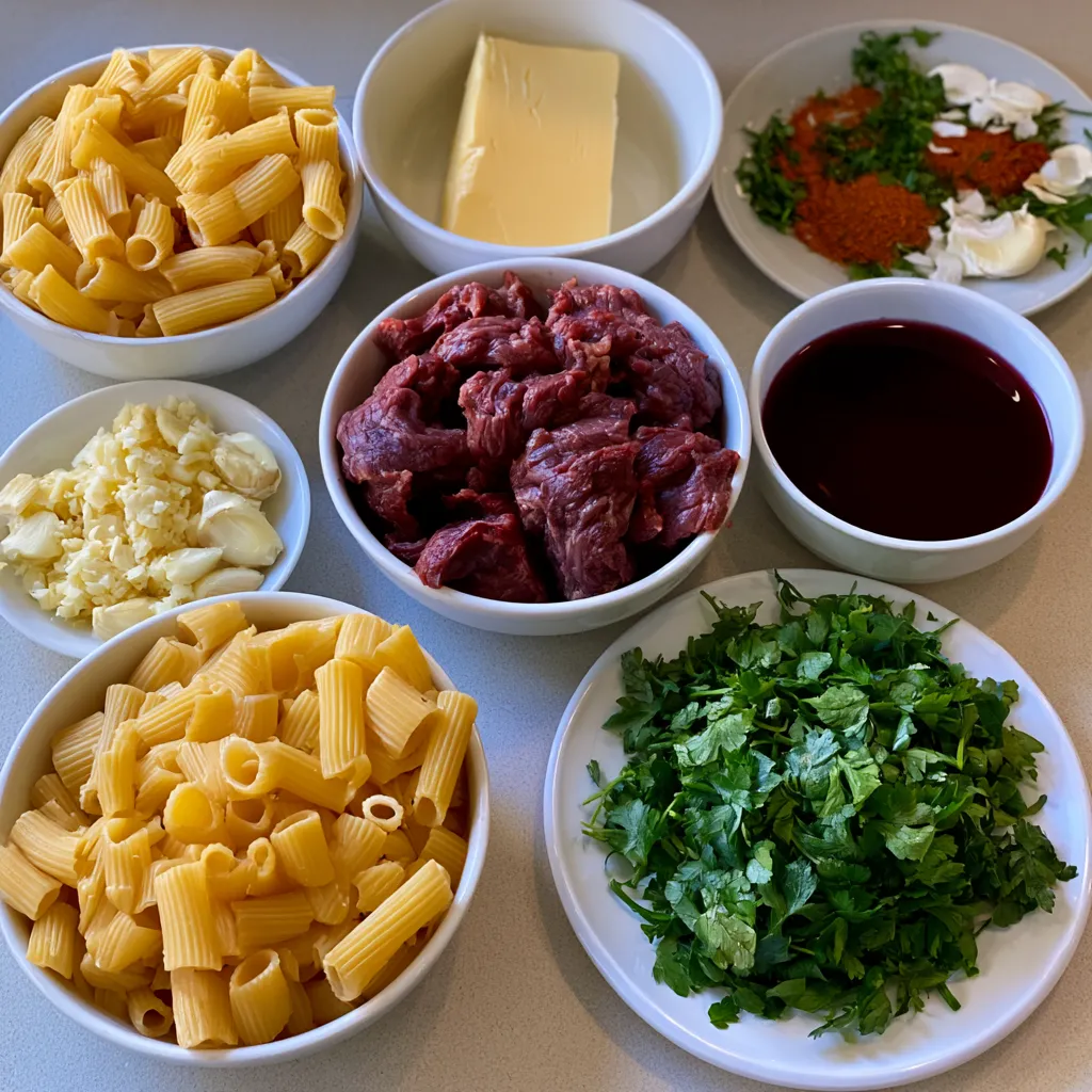 Cowboy Butter Beef Pasta