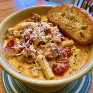 Creamy Cajun Chicken Pasta Soup
