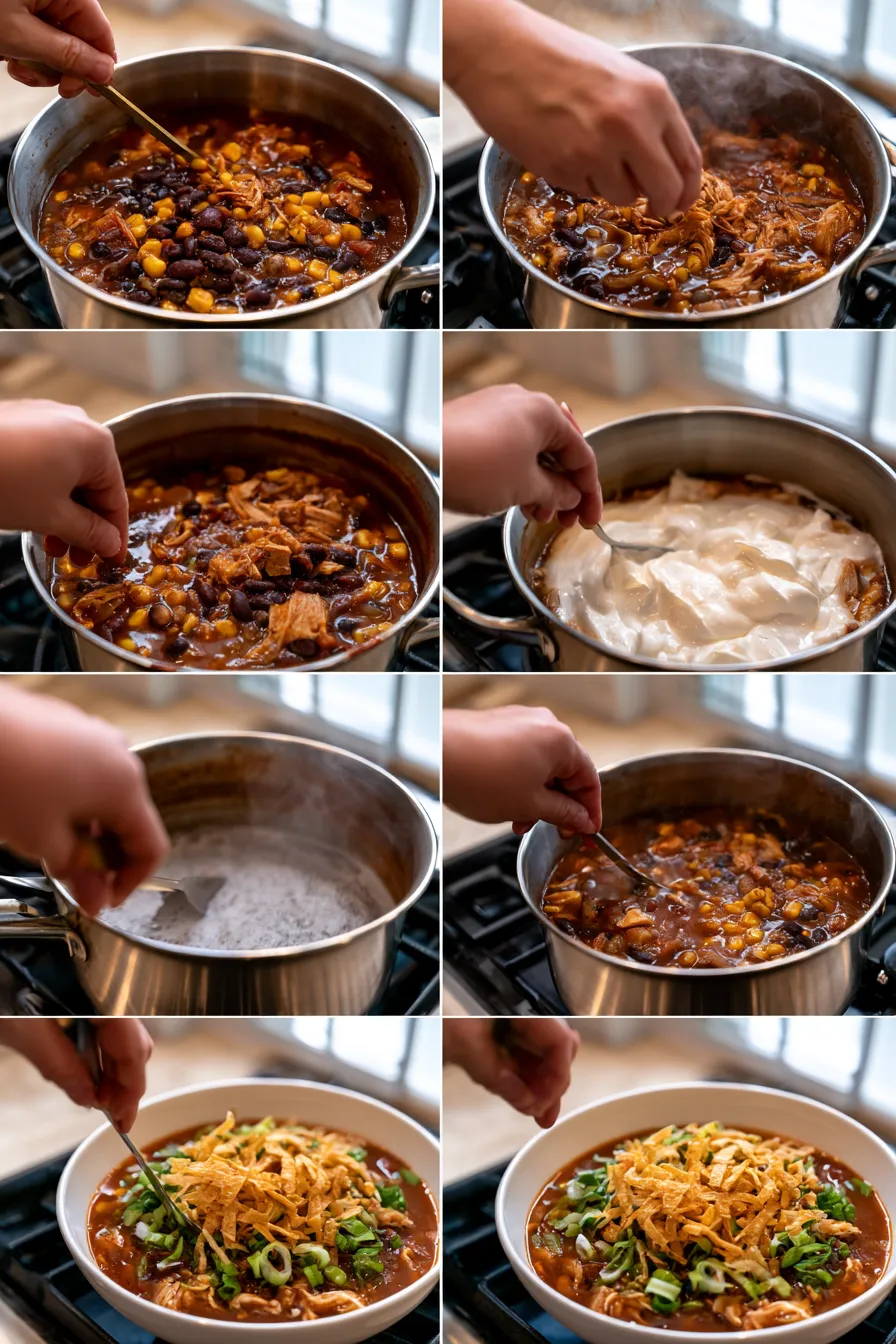 Creamy Chicken Enchilada Soup