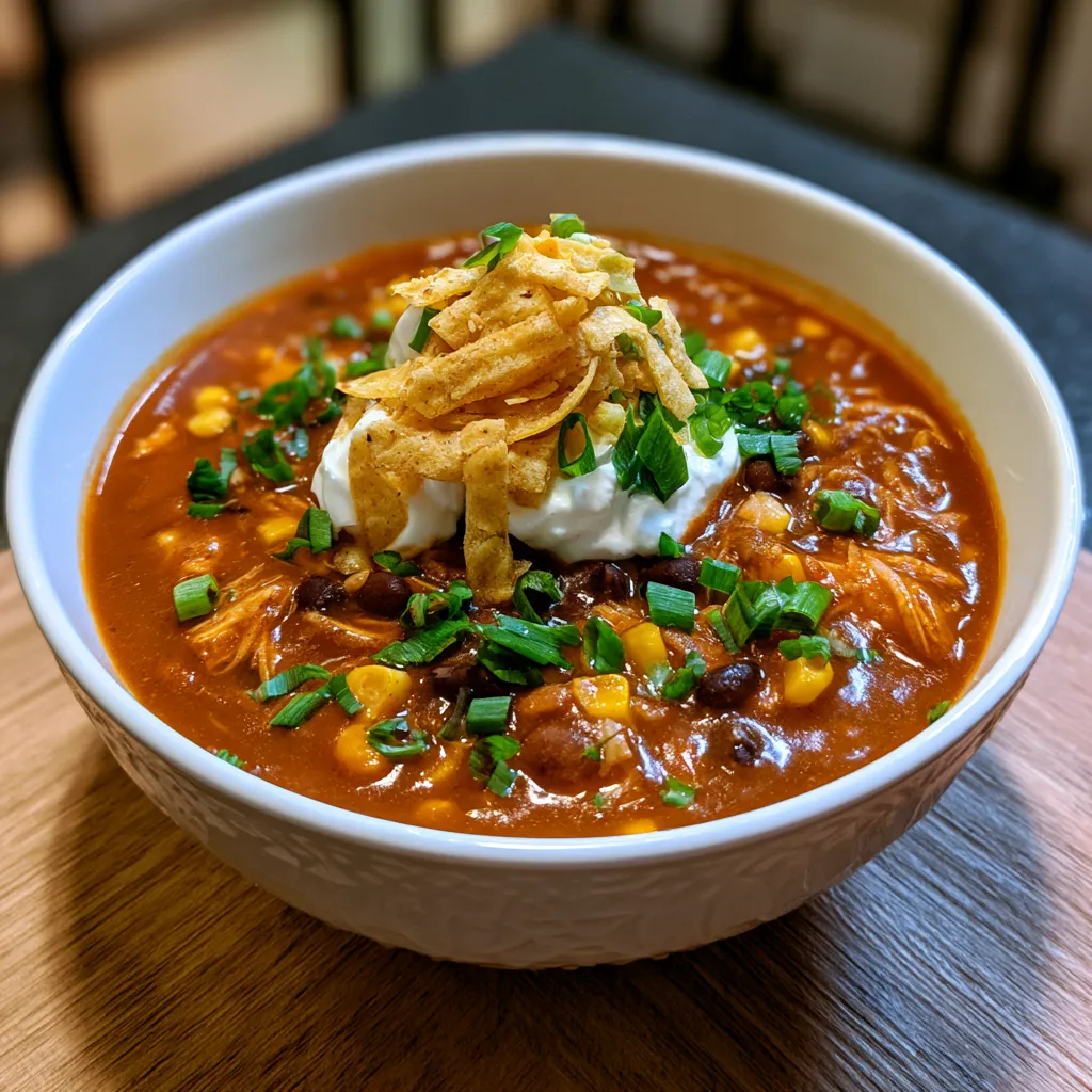 Creamy Chicken Enchilada Soup