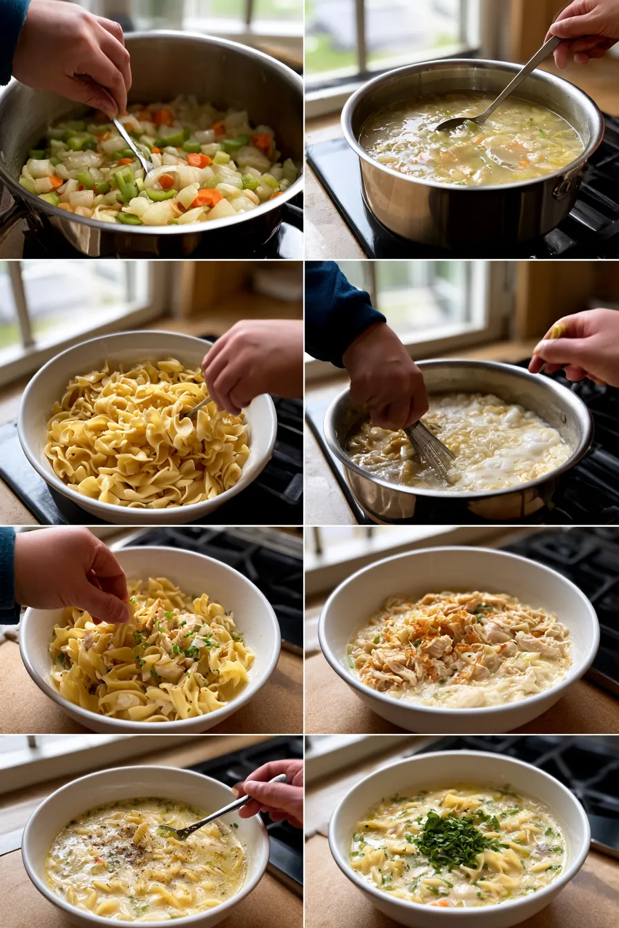 Creamy Chicken Noodle Soup