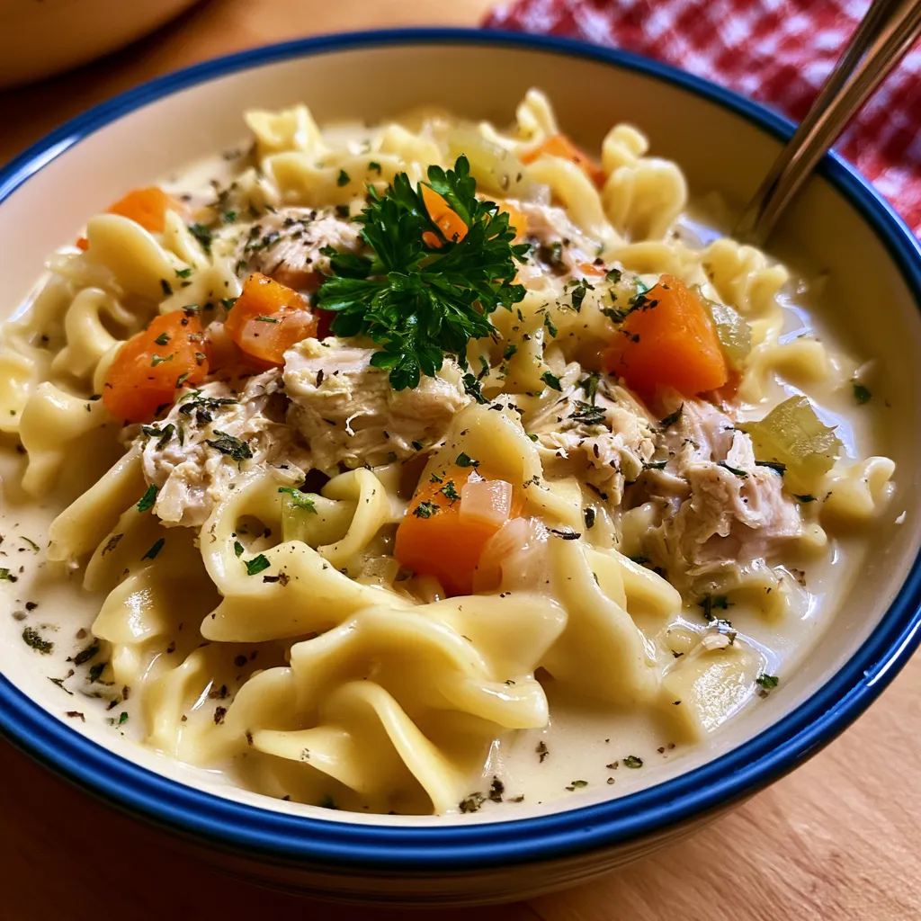 Creamy Chicken Noodle Soup