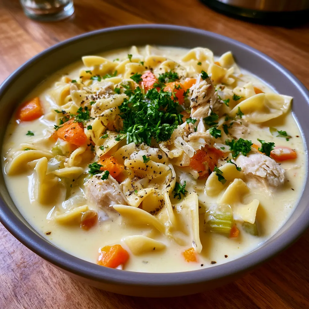 Creamy Chicken Noodle Soup