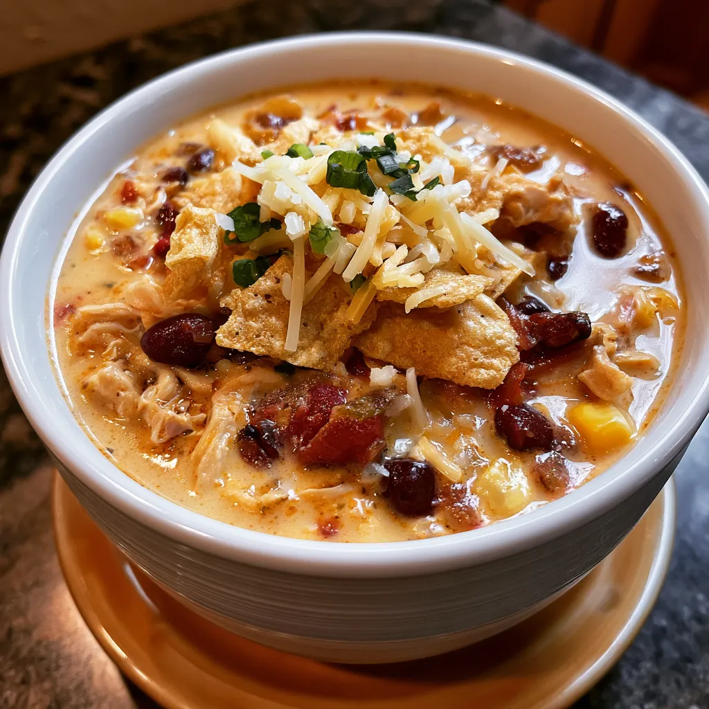 Creamy Chicken Tortilla Soup