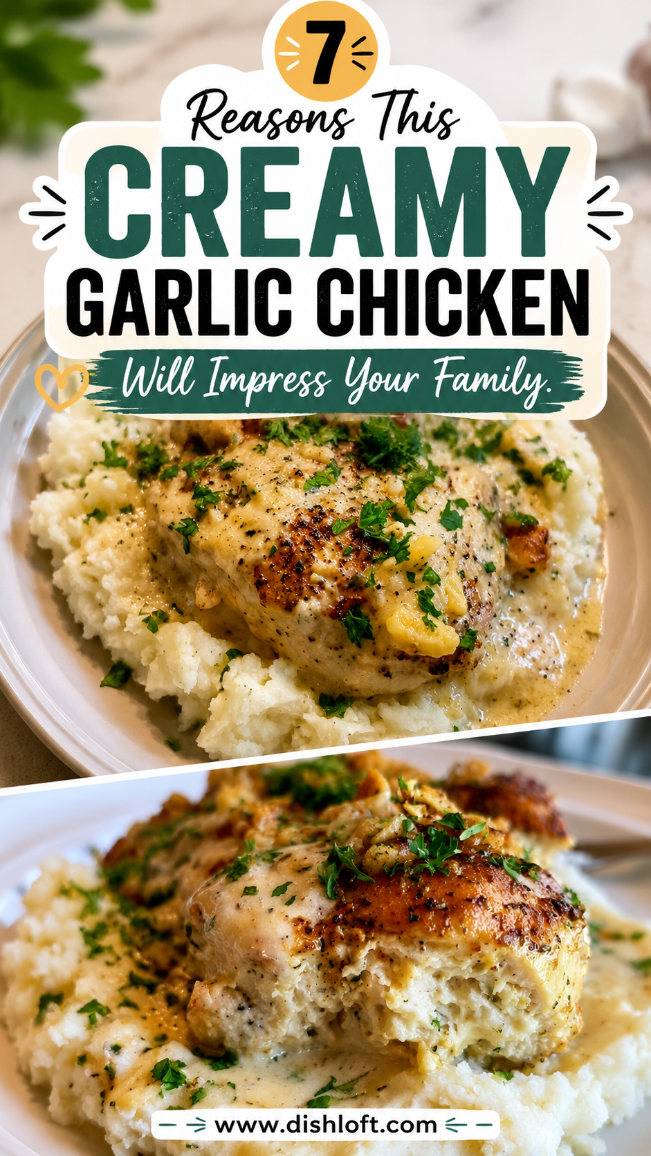 Creamy Garlic Chicken with Gravy
