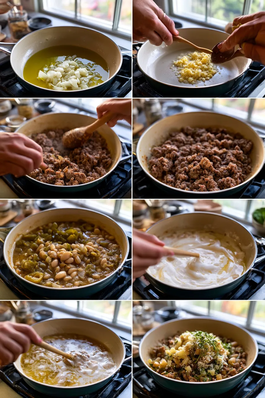 Creamy White Beef Chili