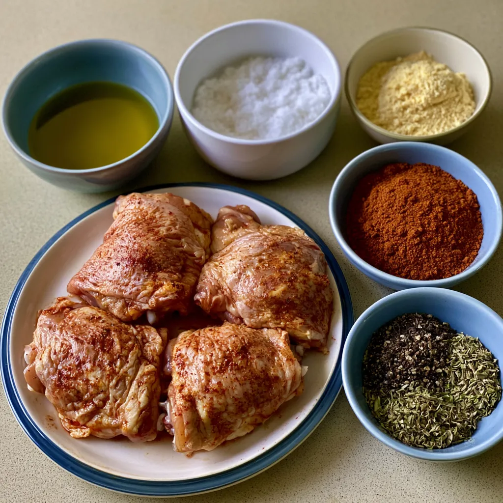 Crispy Air Fryer Chicken Thighs
