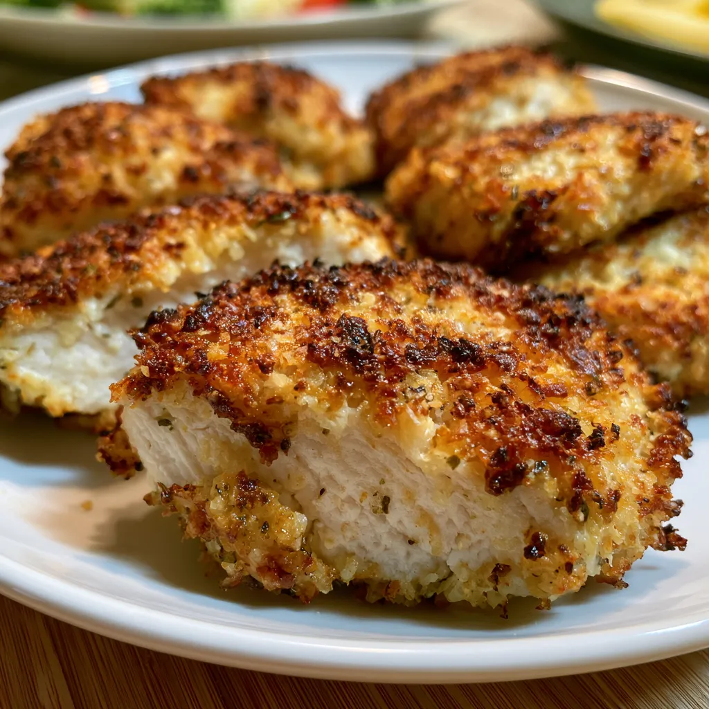 Crispy Air Fryer Parmesan Chicken