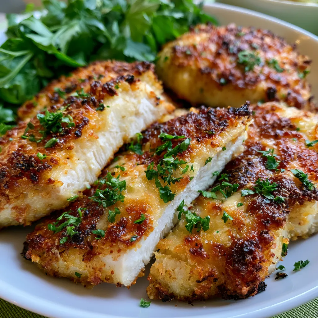 Crispy Air Fryer Parmesan Chicken