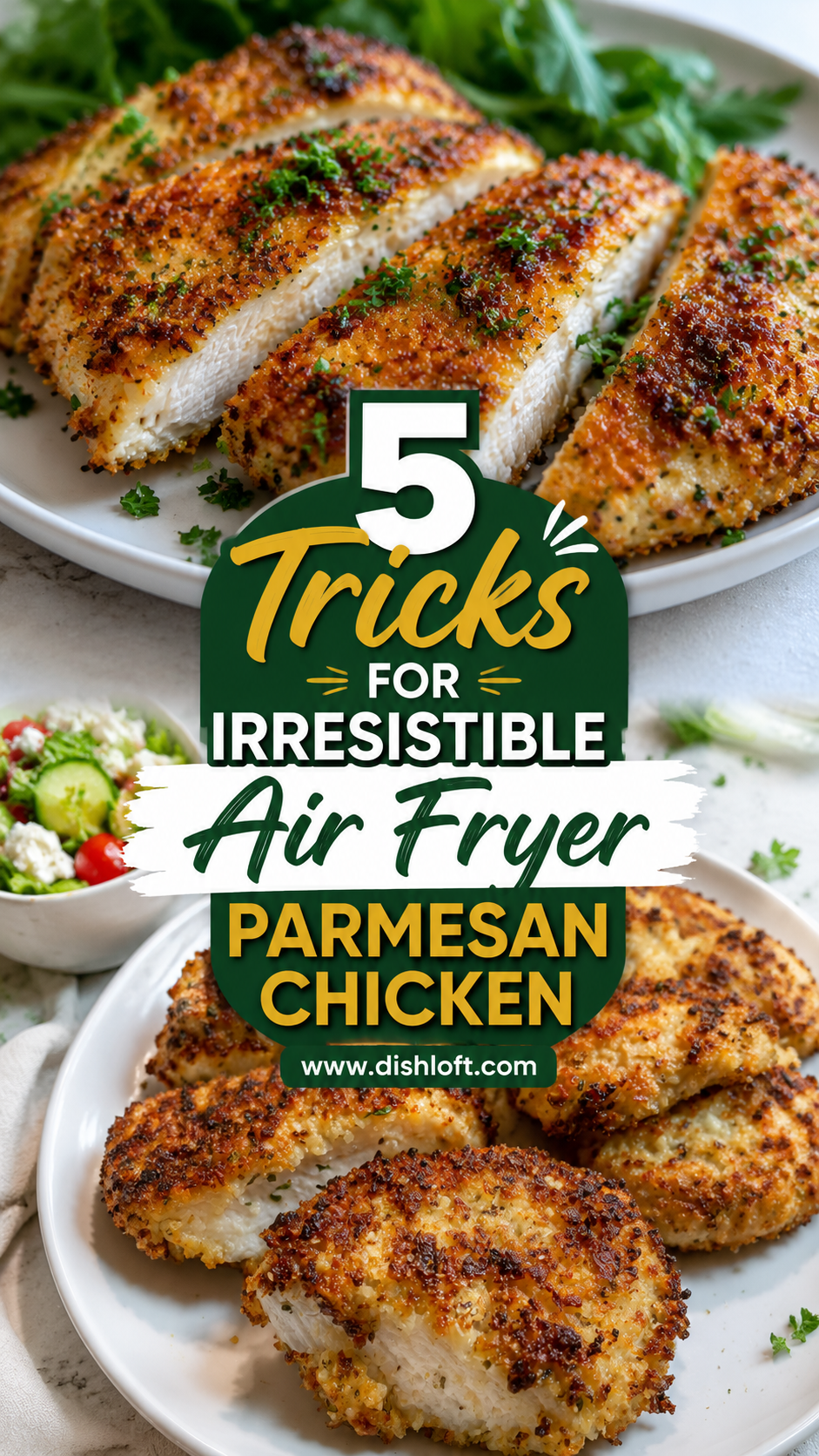 Crispy Air Fryer Parmesan Chicken