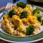 Crockpot Cheesy Chicken Broccoli Rice