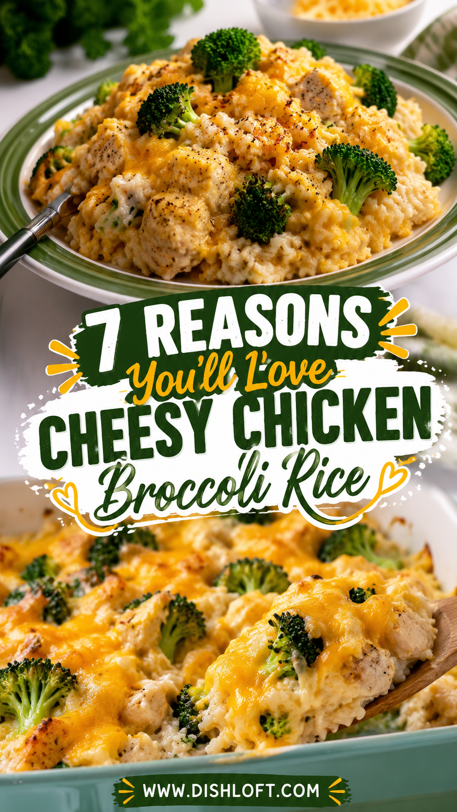 Crockpot Cheesy Chicken Broccoli Rice