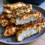 Garlic Parmesan Air Fryer Chicken Tenders