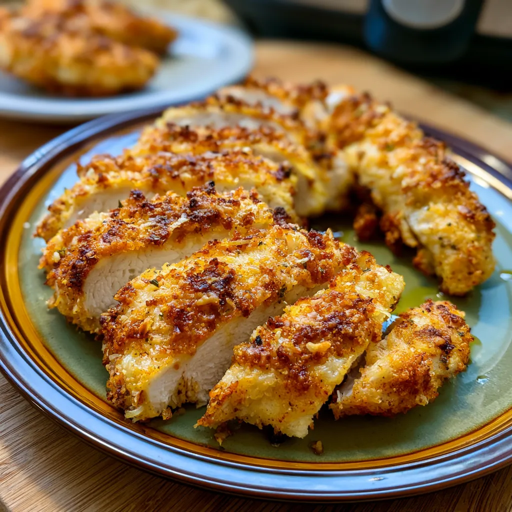 Garlic Parmesan Air Fryer Chicken Tenders