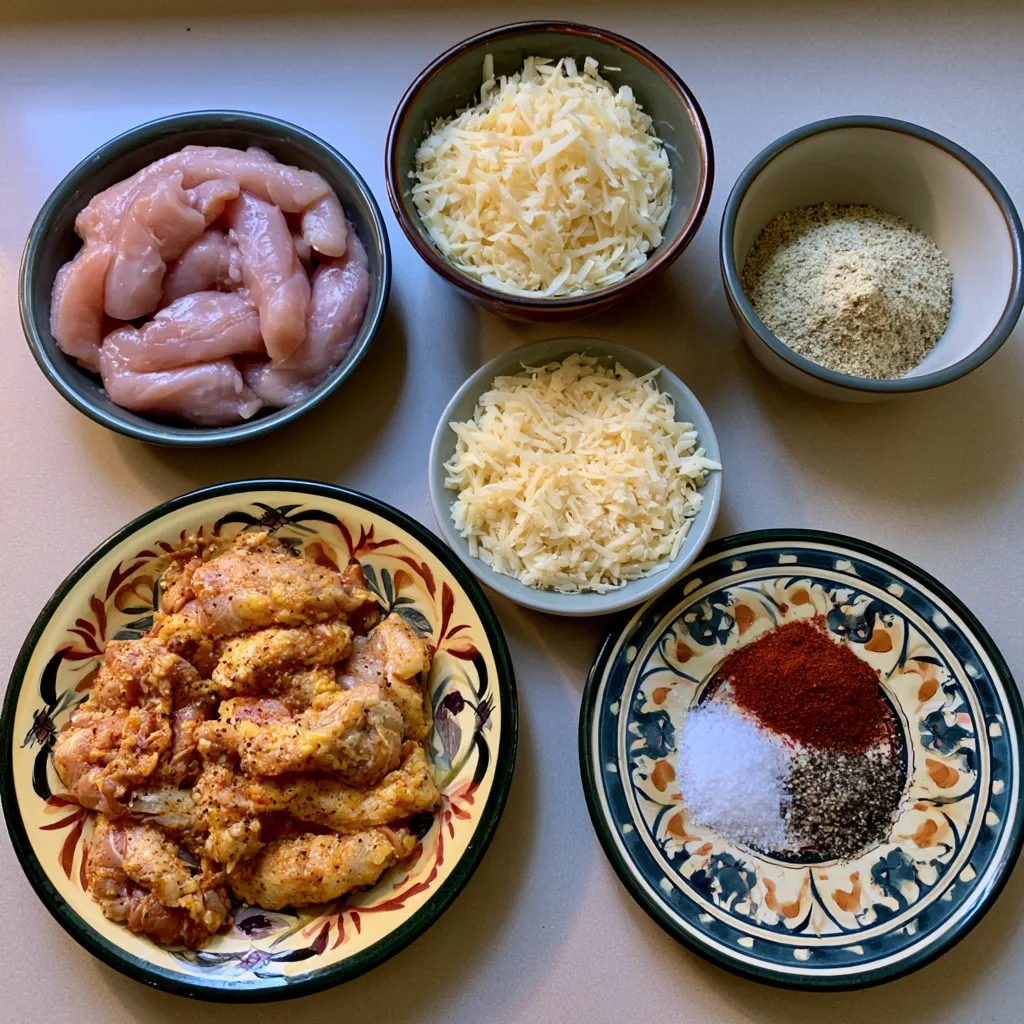 Garlic Parmesan Air Fryer Chicken Tenders