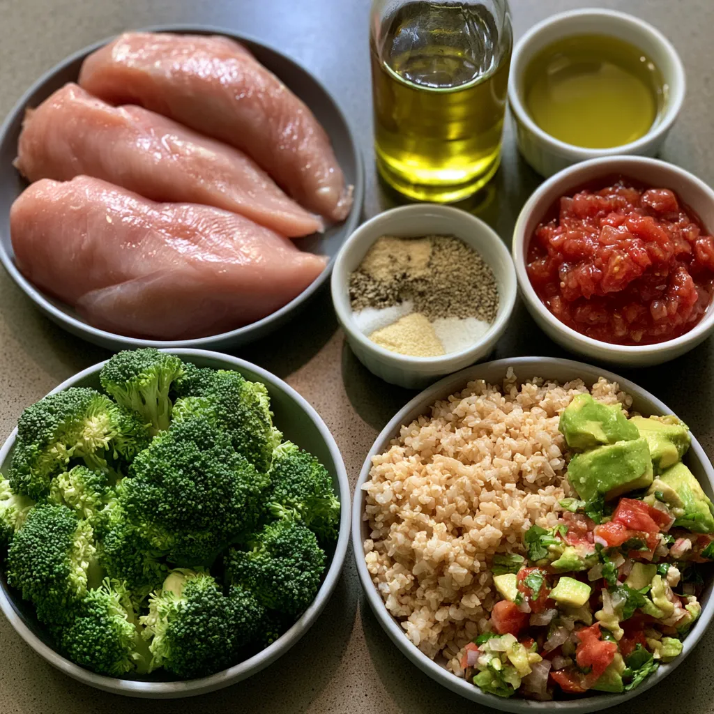 Grilled Chicken Bowls