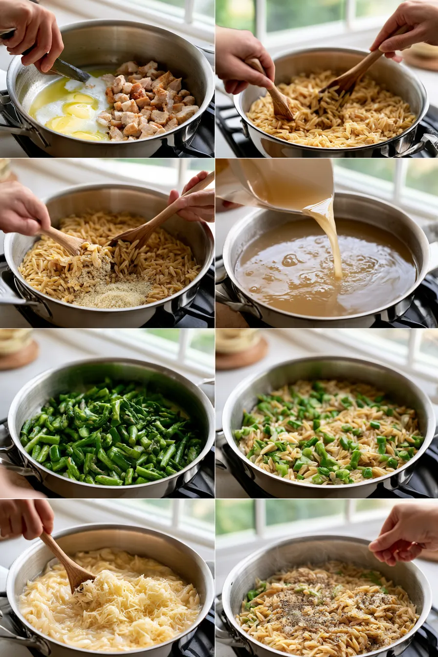 High Protein Chicken Orzo