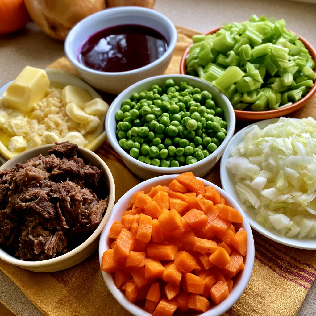 High Protein Crustless Beef Pot Pie