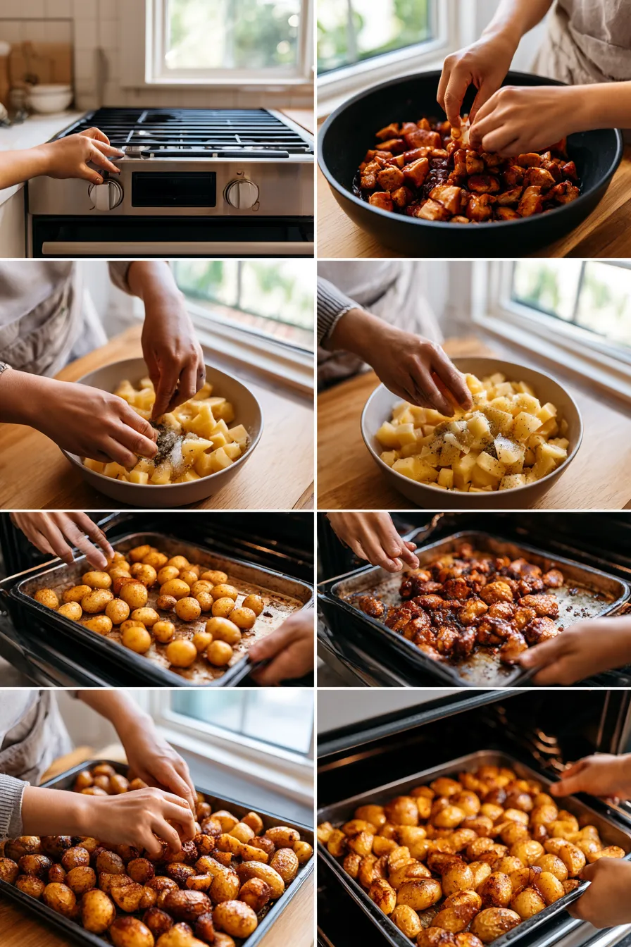Honey BBQ Chicken Potatoes