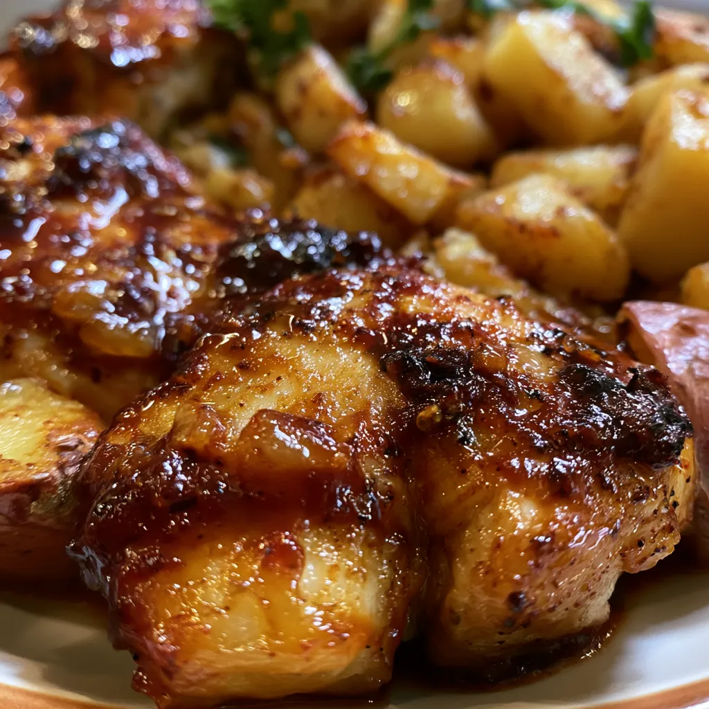 Honey BBQ Chicken Potatoes