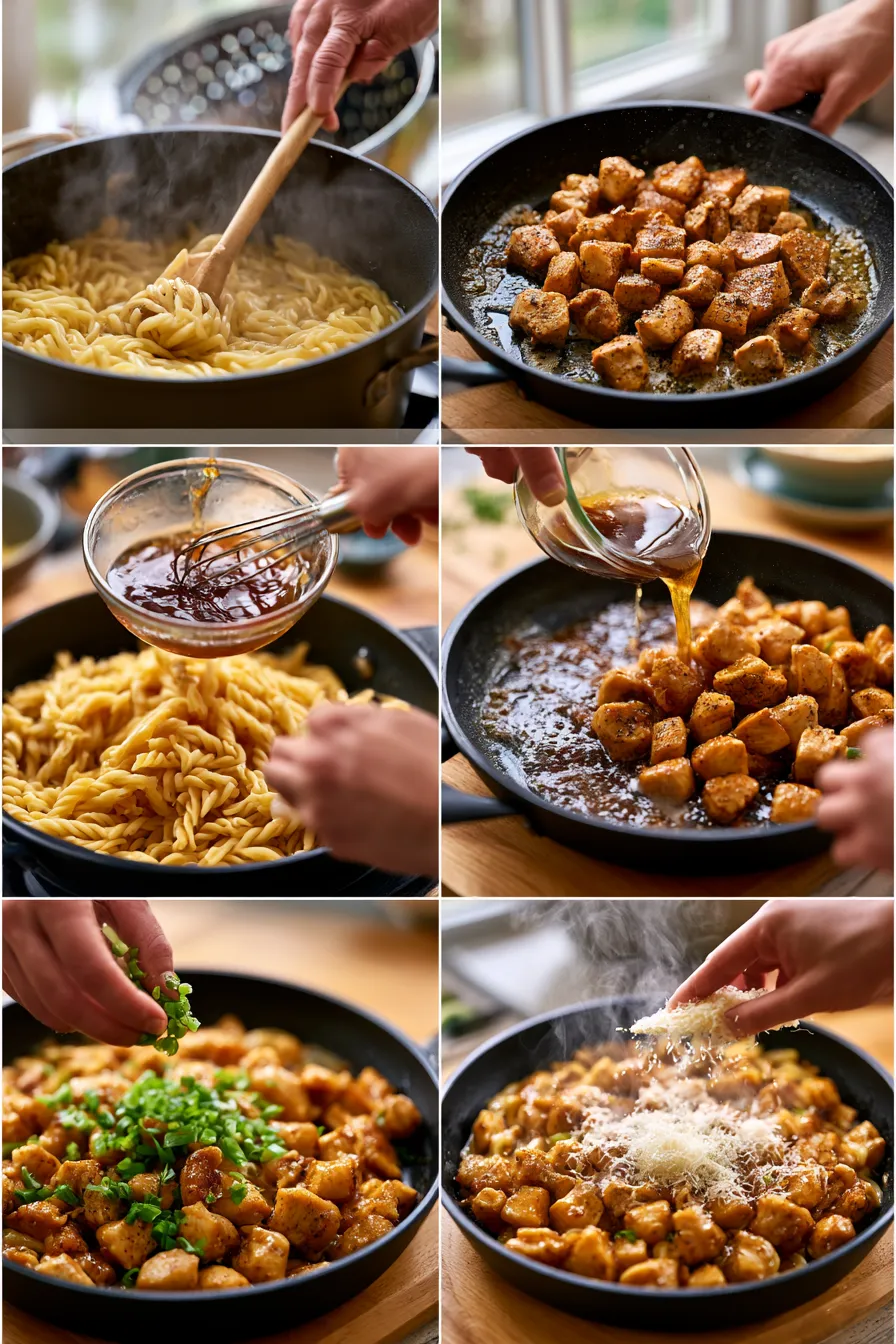 Honey Pepper Chicken Pasta