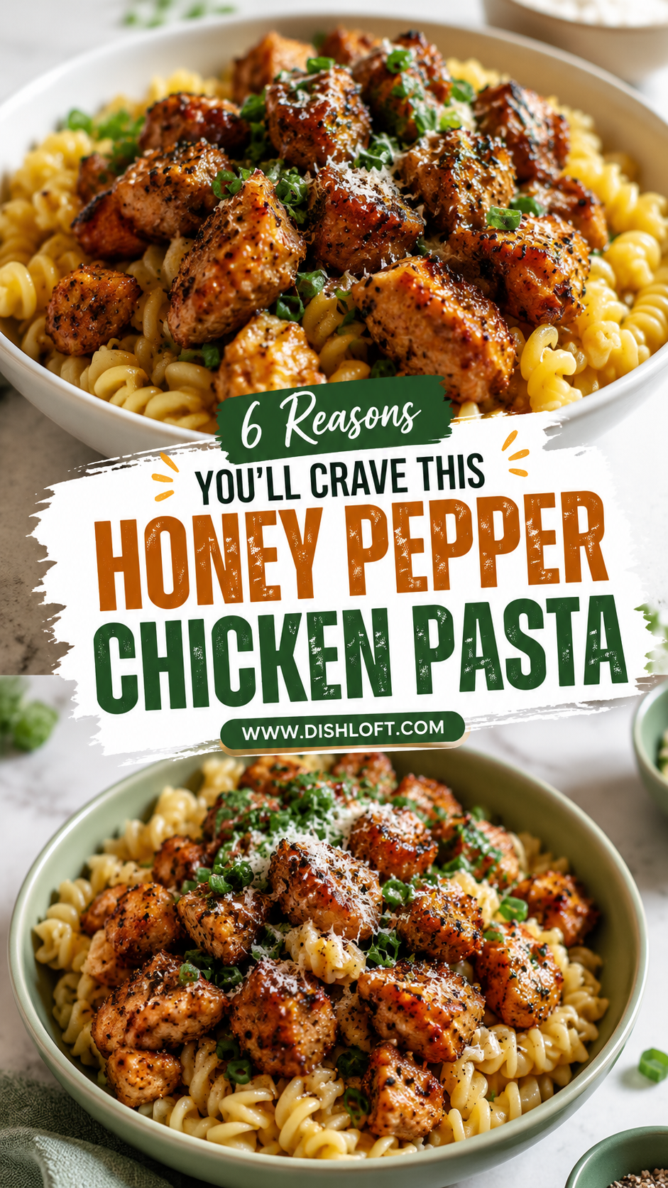 Honey Pepper Chicken Pasta