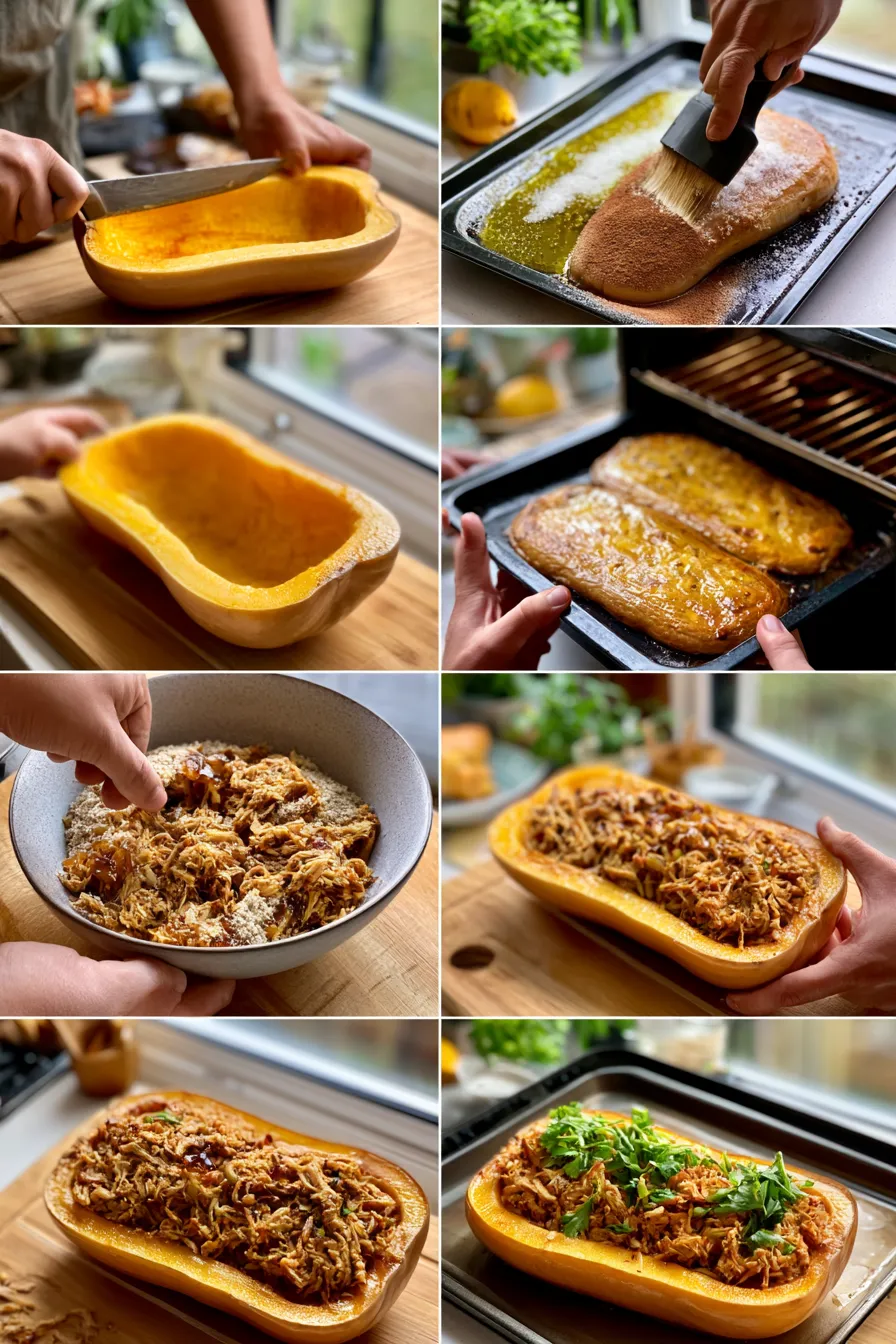 Honey Roasted Butternut Squash Stuffed