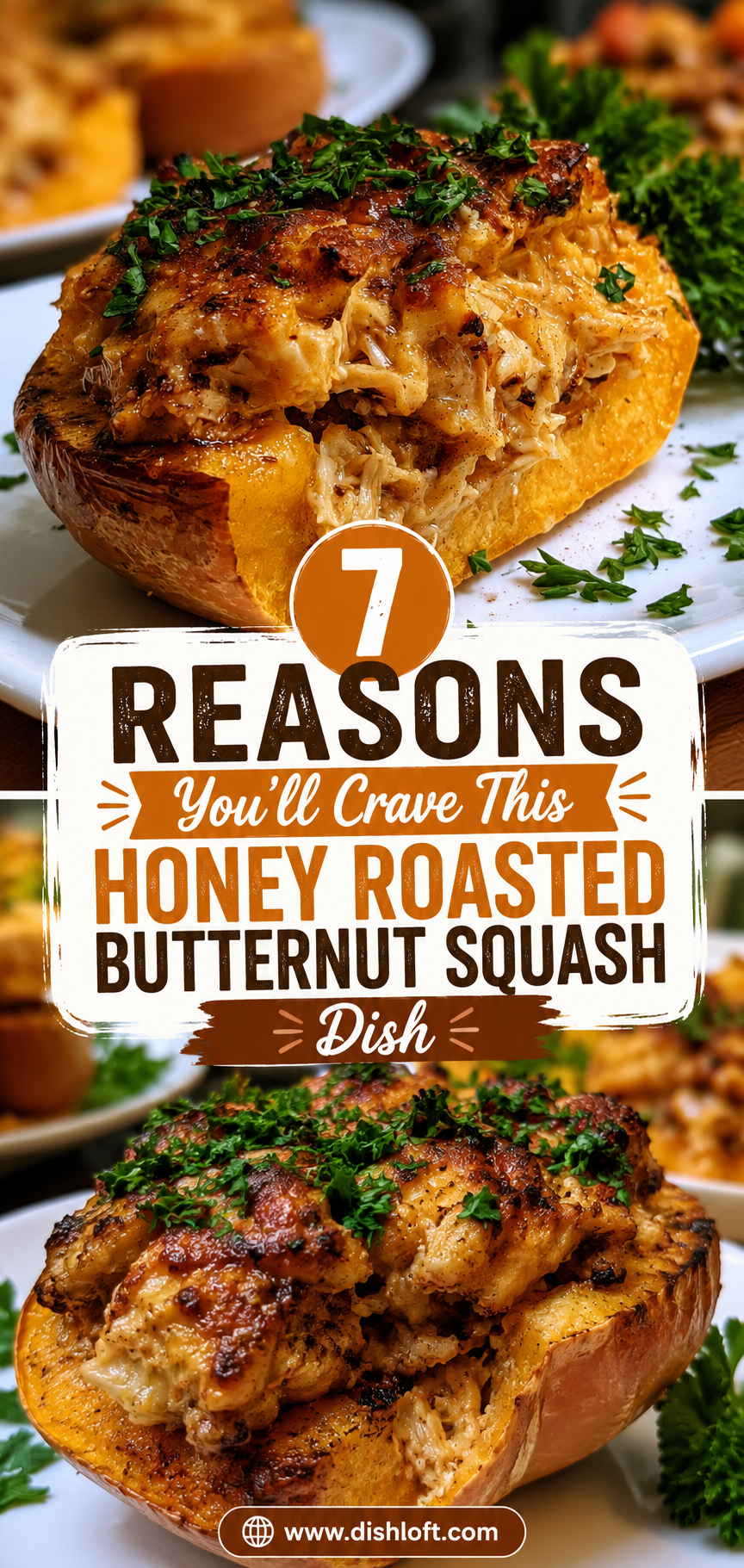 Honey Roasted Butternut Squash Stuffed