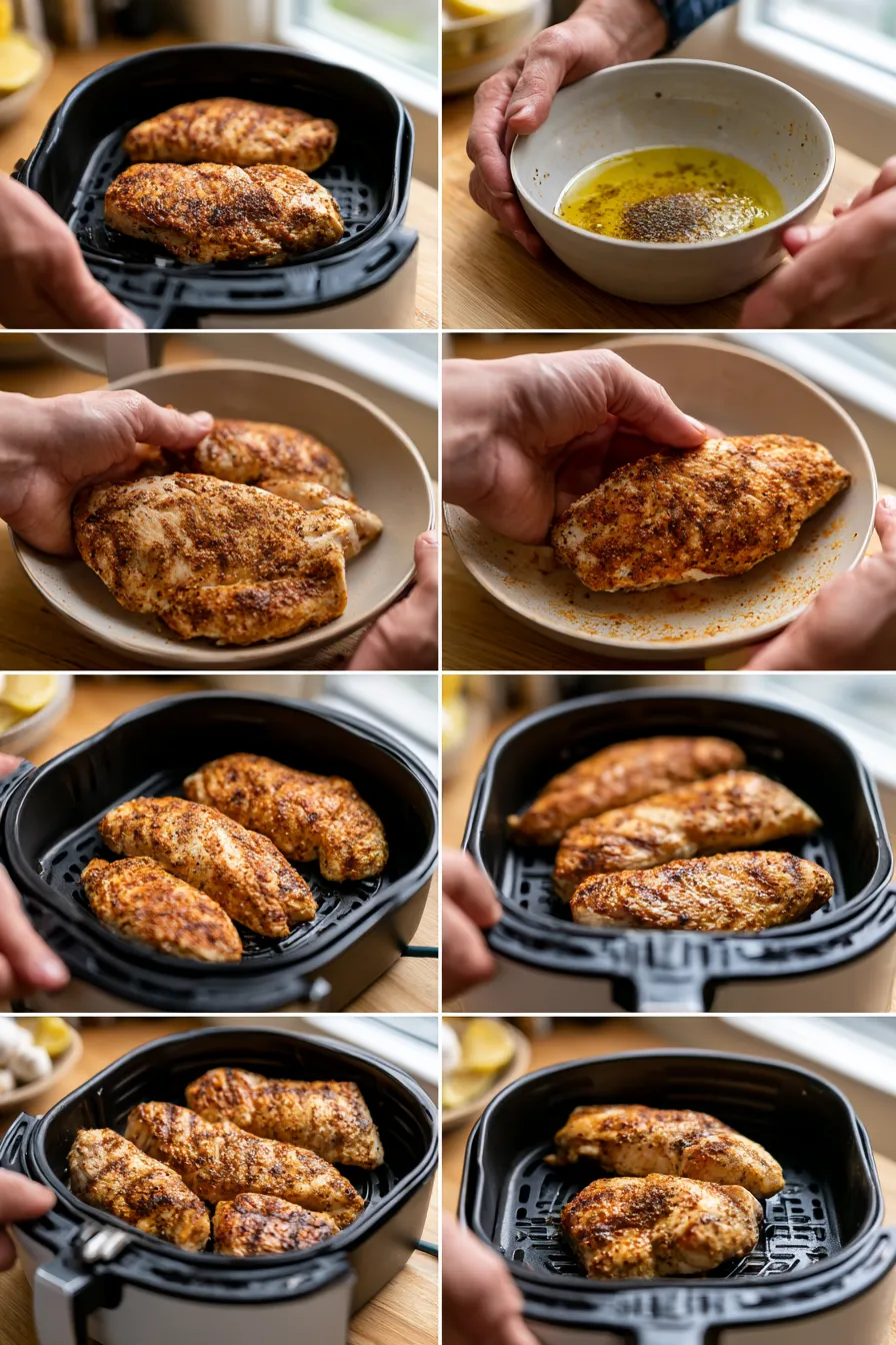 Juicy Air Fryer Grilled Chicken