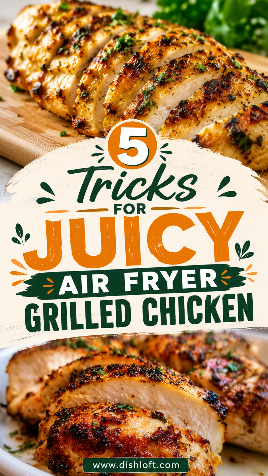 Juicy Air Fryer Grilled Chicken
