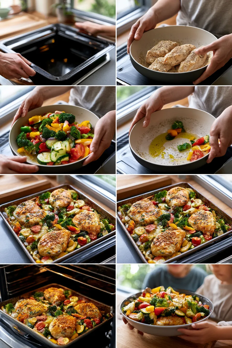 Loaded Chicken Veggie Bake