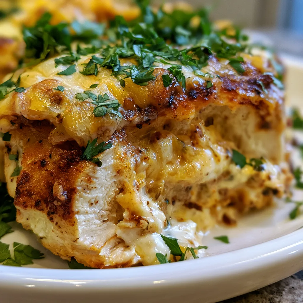 Mexican Chicken with Cheese Sauce