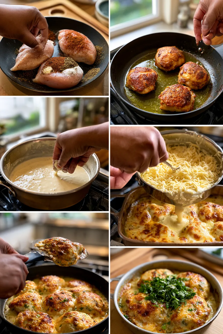 Mexican Chicken with Cheese Sauce (4)