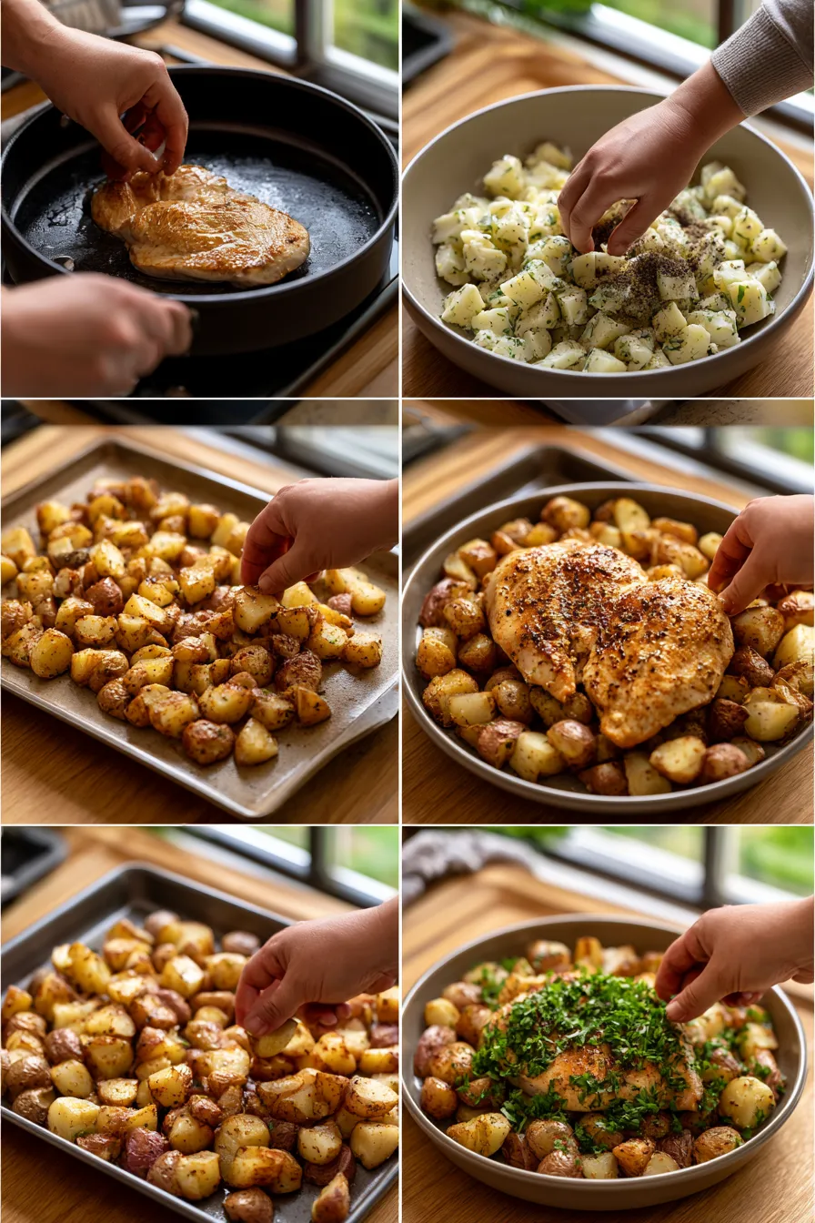 One Pan Ranch Chicken and Potatoes