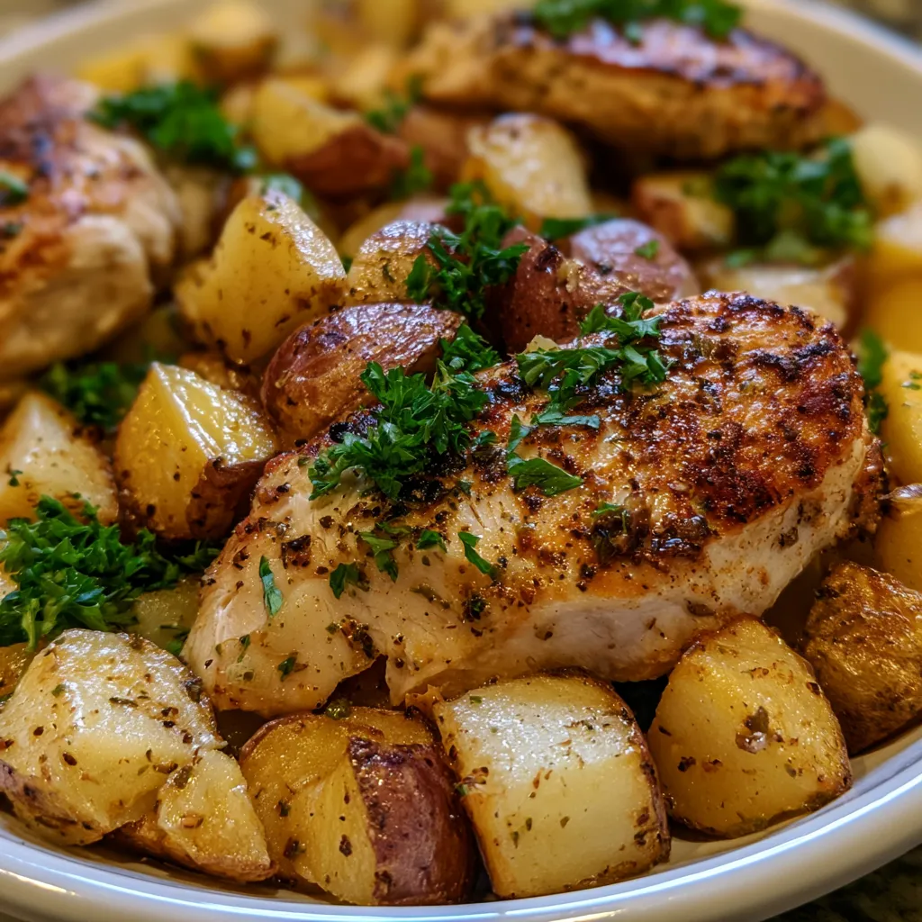 One Pan Ranch Chicken and Potatoes