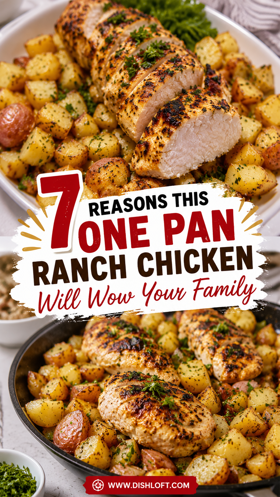One Pan Ranch Chicken and Potatoes