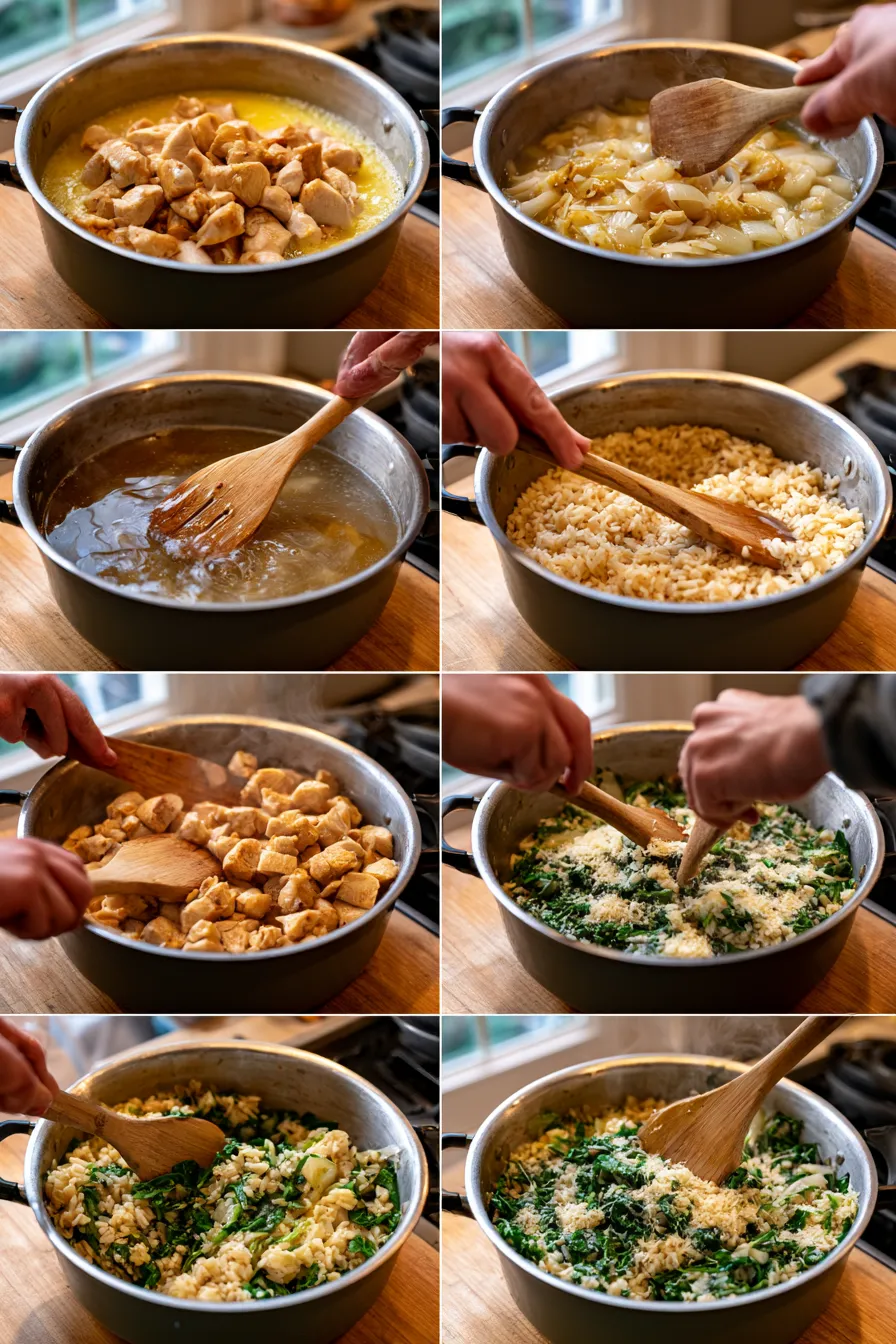 One-Pot Garlic Parmesan Chicken And Rice