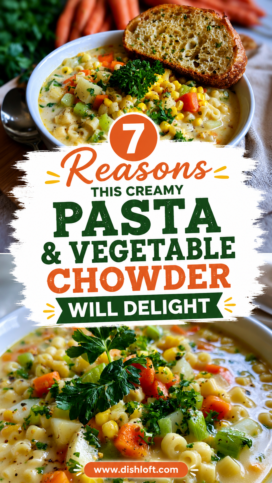 Pasta and Vegetable Chowder