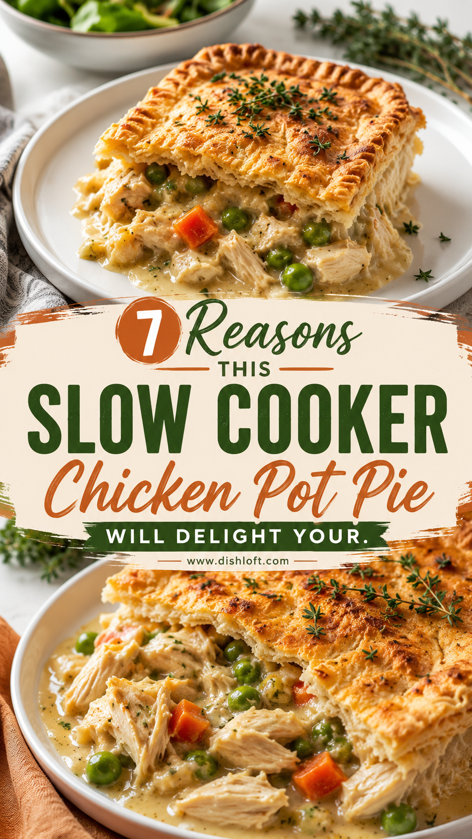 Slow Cooker Chicken Pot Pie