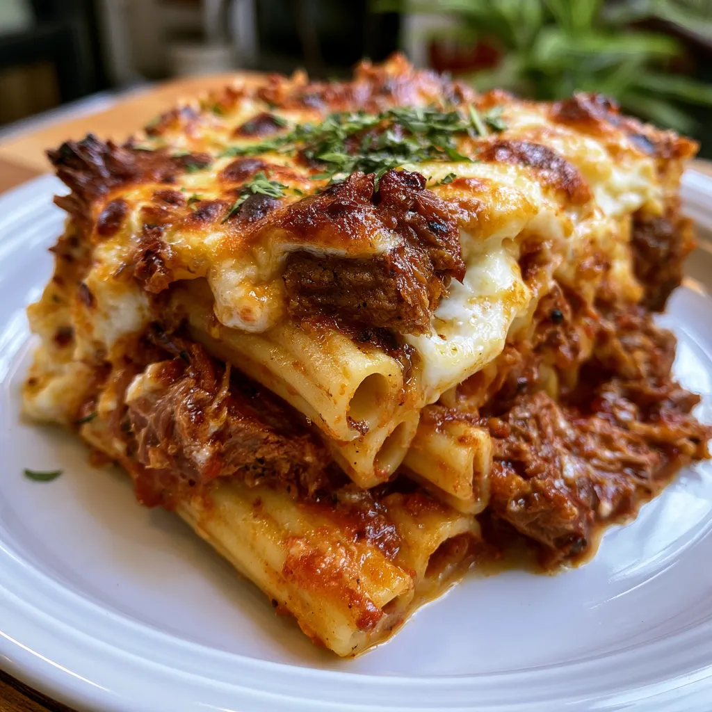 Smoked Beef Mozzarella Pasta