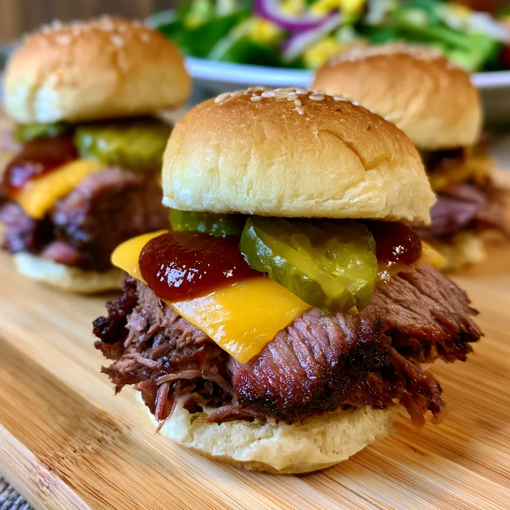 Smoked Beef Sliders